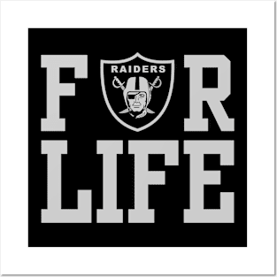 Raiders are For Life Posters and Art